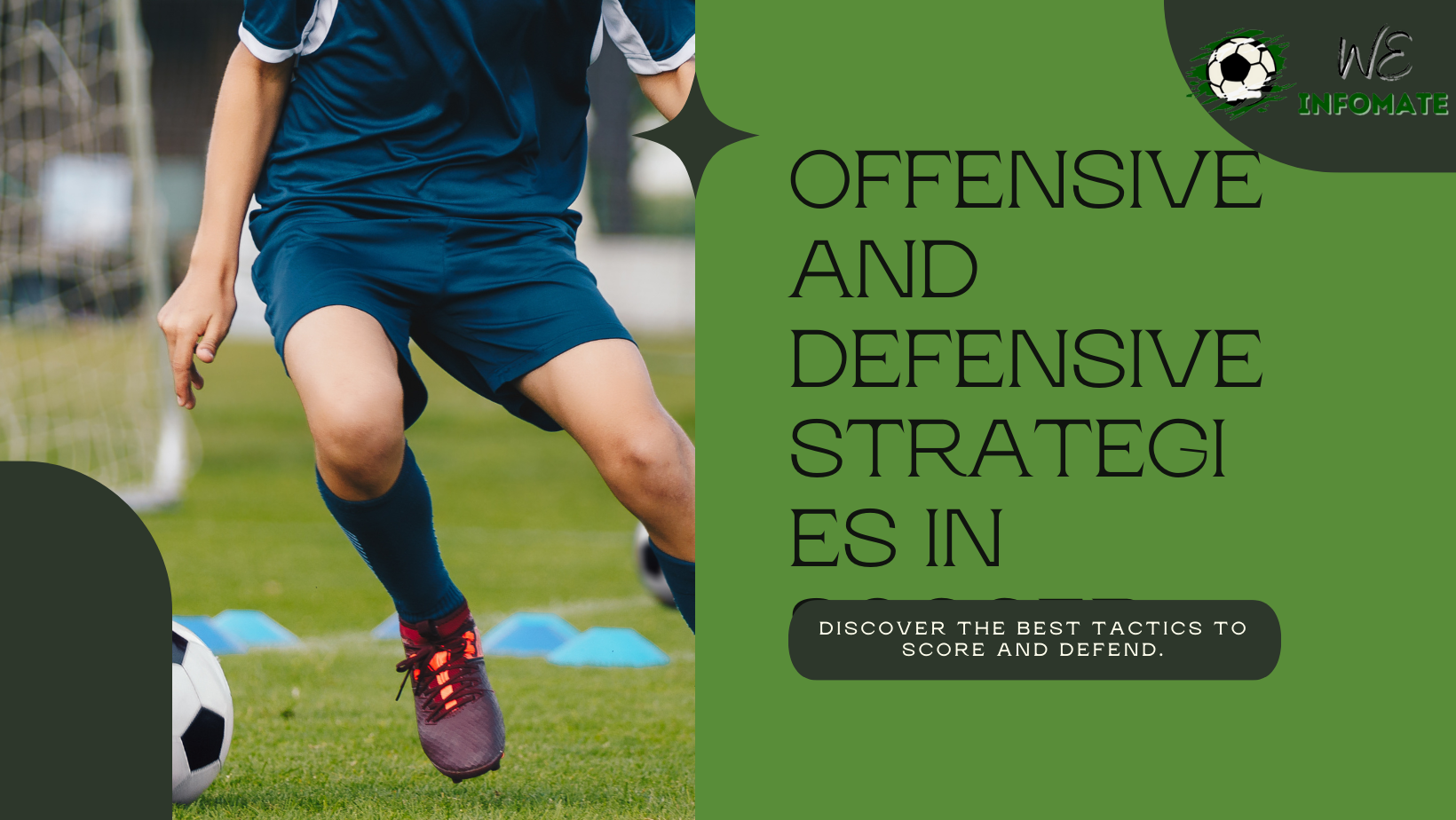 What are the offensive and defensive strategies in soccer?